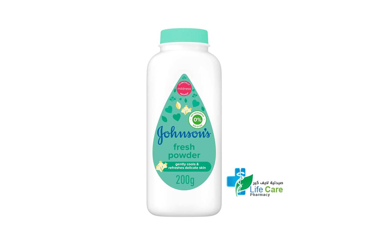 JOHNSONS FRESH GENTYL COOLS AND REFRESHES POWDER 200 GM - Life Care Pharmacy