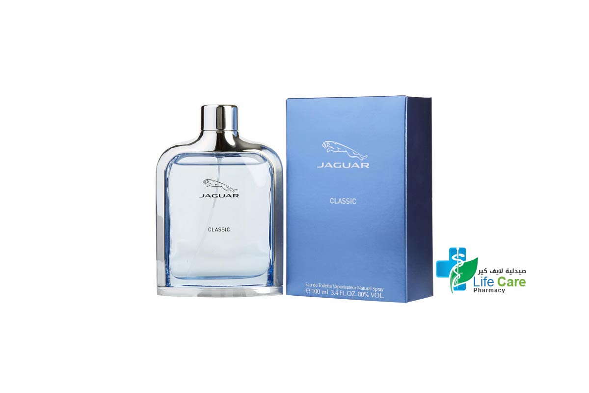 JAGUAR CLASSIC BLUE EAU DE TOILETTE FOR MAN 100 ML - Life Care Pharmacy