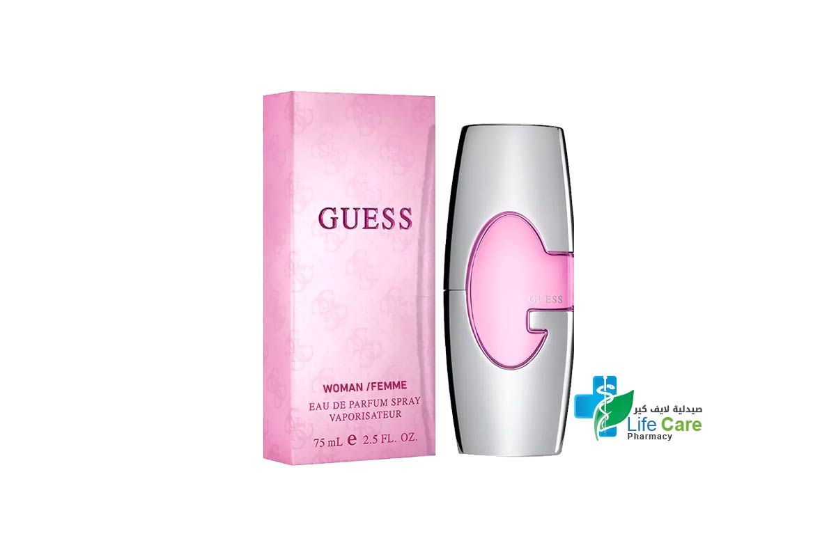 GUESS PINK EAU DE PARFUM FOR WOMAN 75 ML - Life Care Pharmacy