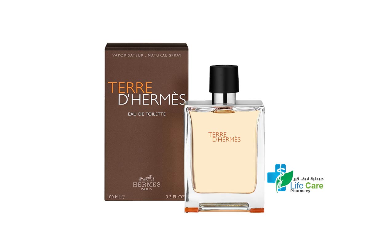 TERRE D HERMES EAU DE TOILETTE FOR MEN 100ML - Life Care Pharmacy