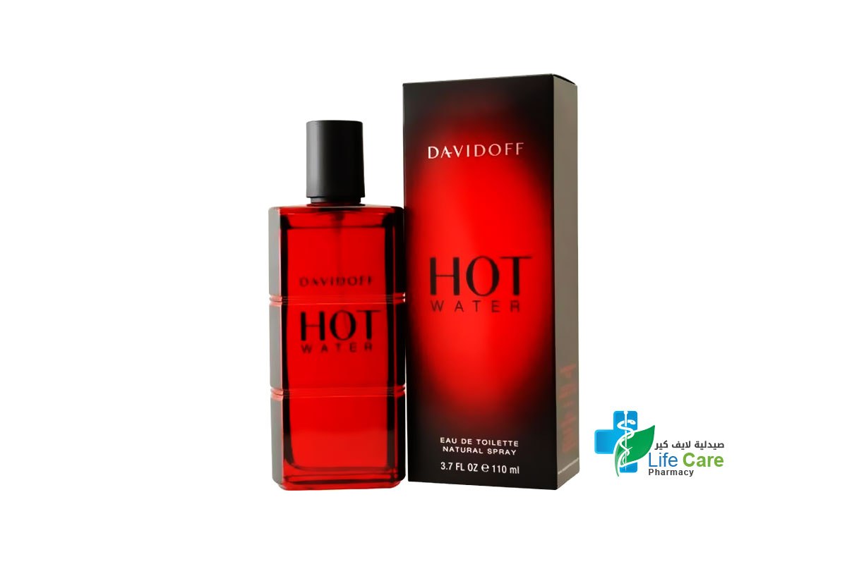 DAVIDOFF HOT WATER EAU DE TOILETTE FOR MAN 110 ML - Life Care Pharmacy