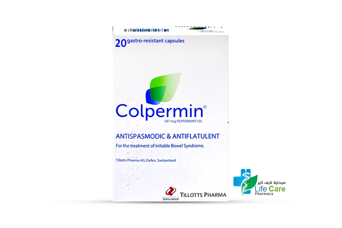 COLPERMIN 20 CAPSULES - Life Care Pharmacy