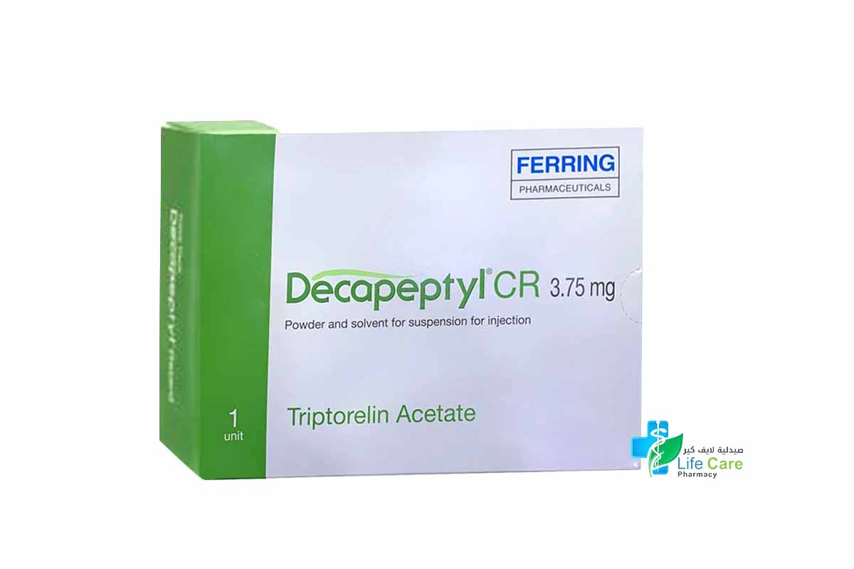 DECAPEPTYL CR 3.75MG INJECTION 1 SYRINGE - Life Care Pharmacy