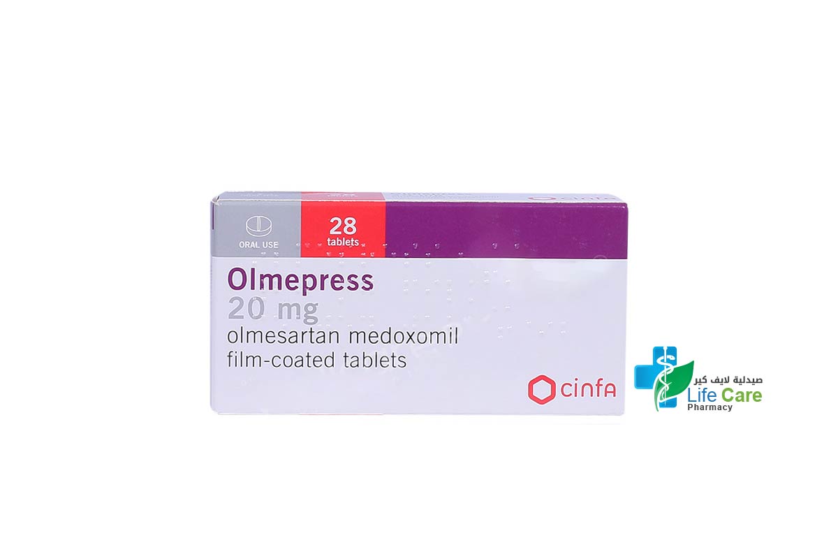 OLMEPRESS 20 MG 28 TABLETS - Life Care Pharmacy