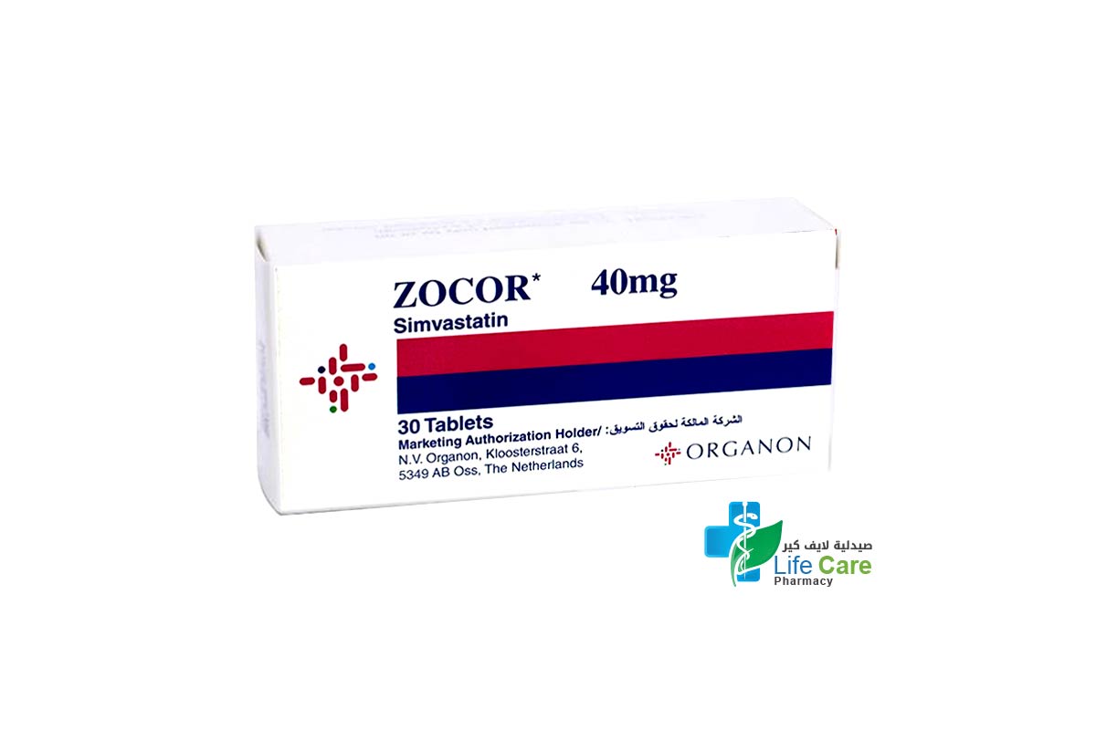 ZOCOR 40 MG 30 TAB - Life Care Pharmacy