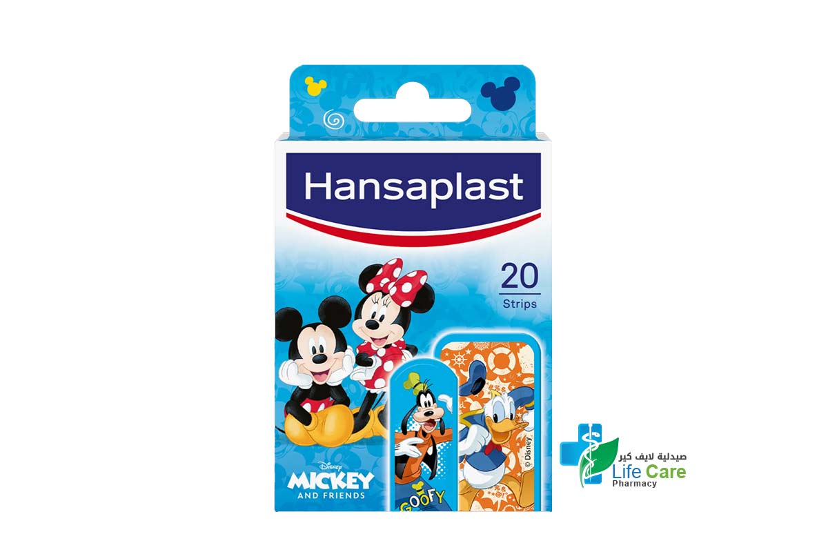 HANSAPLAST MICKEY AND FRIENDS 20 STRIPS - Life Care Pharmacy