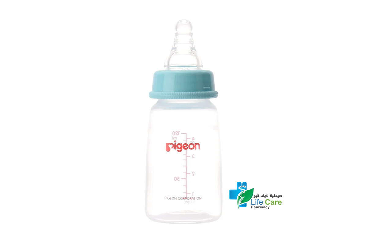 PIGEON FLEXIBLE PLASTIC 0 MONTHS PLUS 120 ML SMALL - Life Care Pharmacy