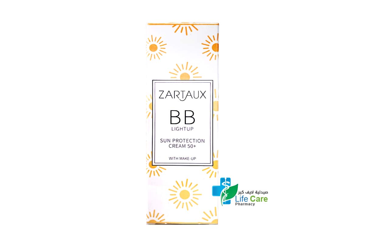 ZARTAUX B B SUN PROTECTION 50 PLUS LIGHTUP CREAM 50 ML - Life Care Pharmacy