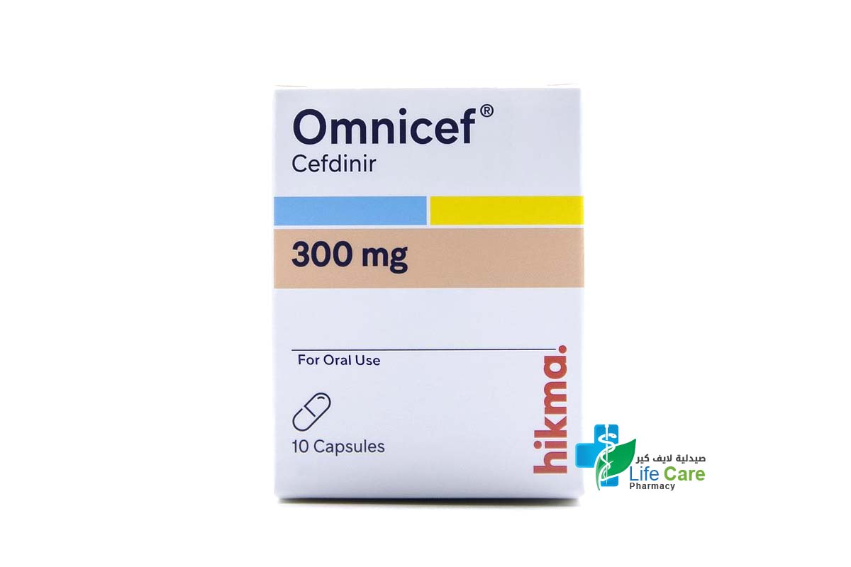 OMNICEF 300 MG 10 CAP - Life Care Pharmacy