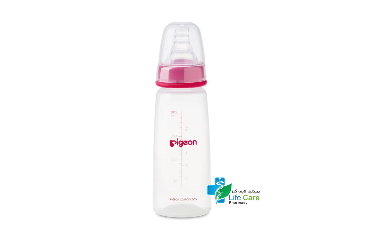 PIGEON FLEXIBLE PLASTIC BOTTLE 4 PLUS MONTHS 200 ML - Life Care Pharmacy