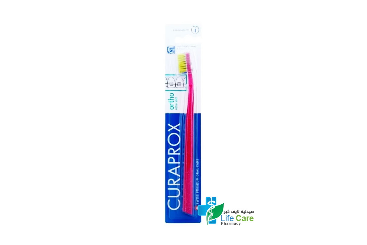 CURAPROX ORTHO ULTRA SOFT TOOTHBRUSH COLOR PINK - Life Care Pharmacy