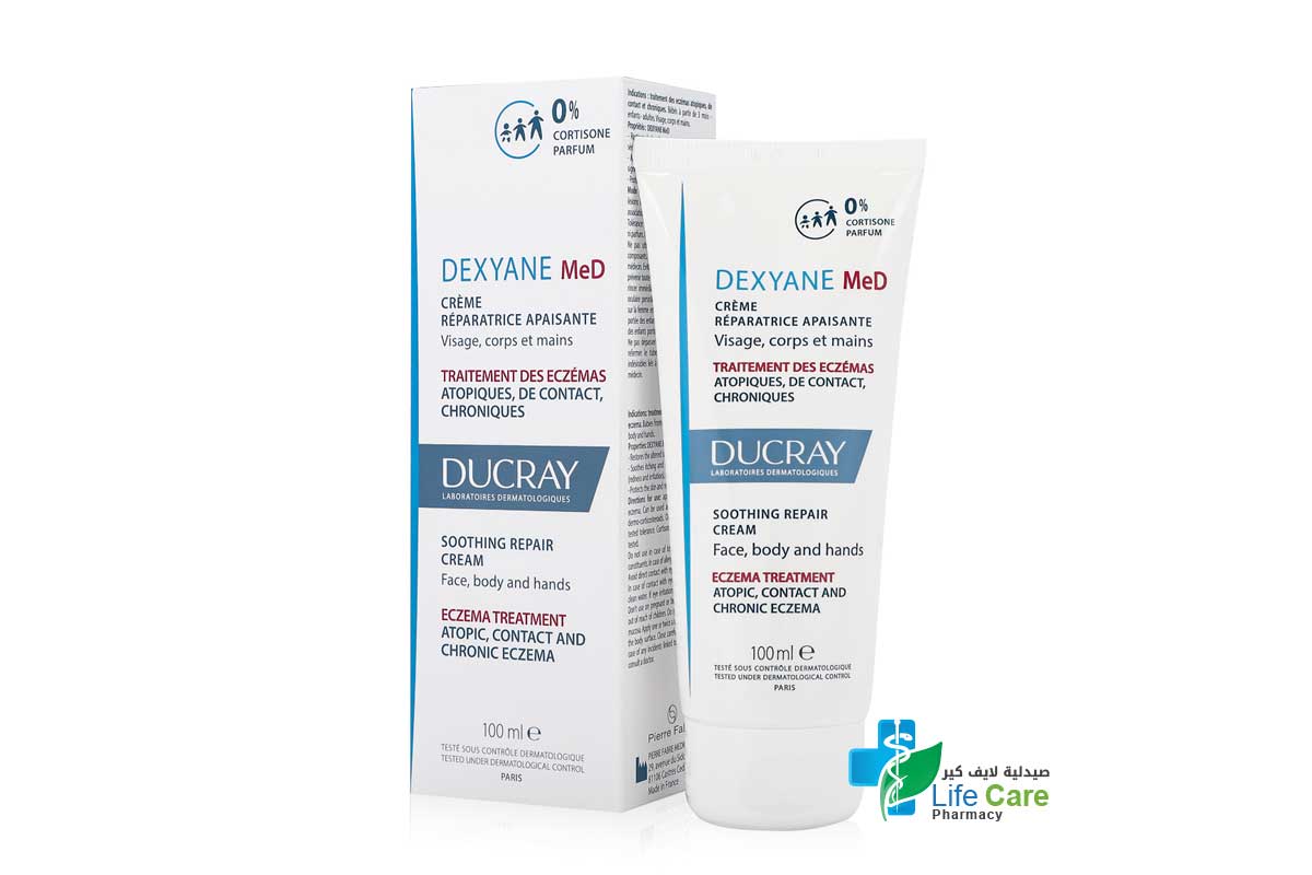 DUCRAY DEXYANE MED SOOTHING REPAIR CREAM 100ML - Life Care Pharmacy