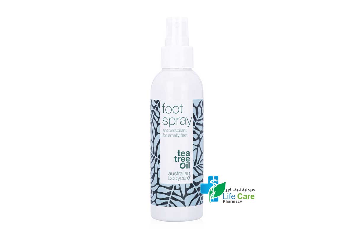 ABC AUSTRALIAN BODYCARE FOOT SPRAY TEA TREE OIL 150 ML - Life Care Pharmacy