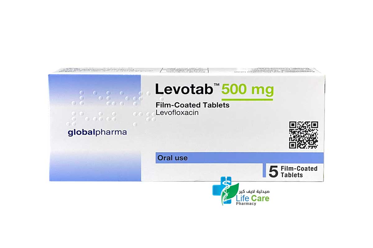 LEVOTAB 500 MG 5 TABLETS - Life Care Pharmacy