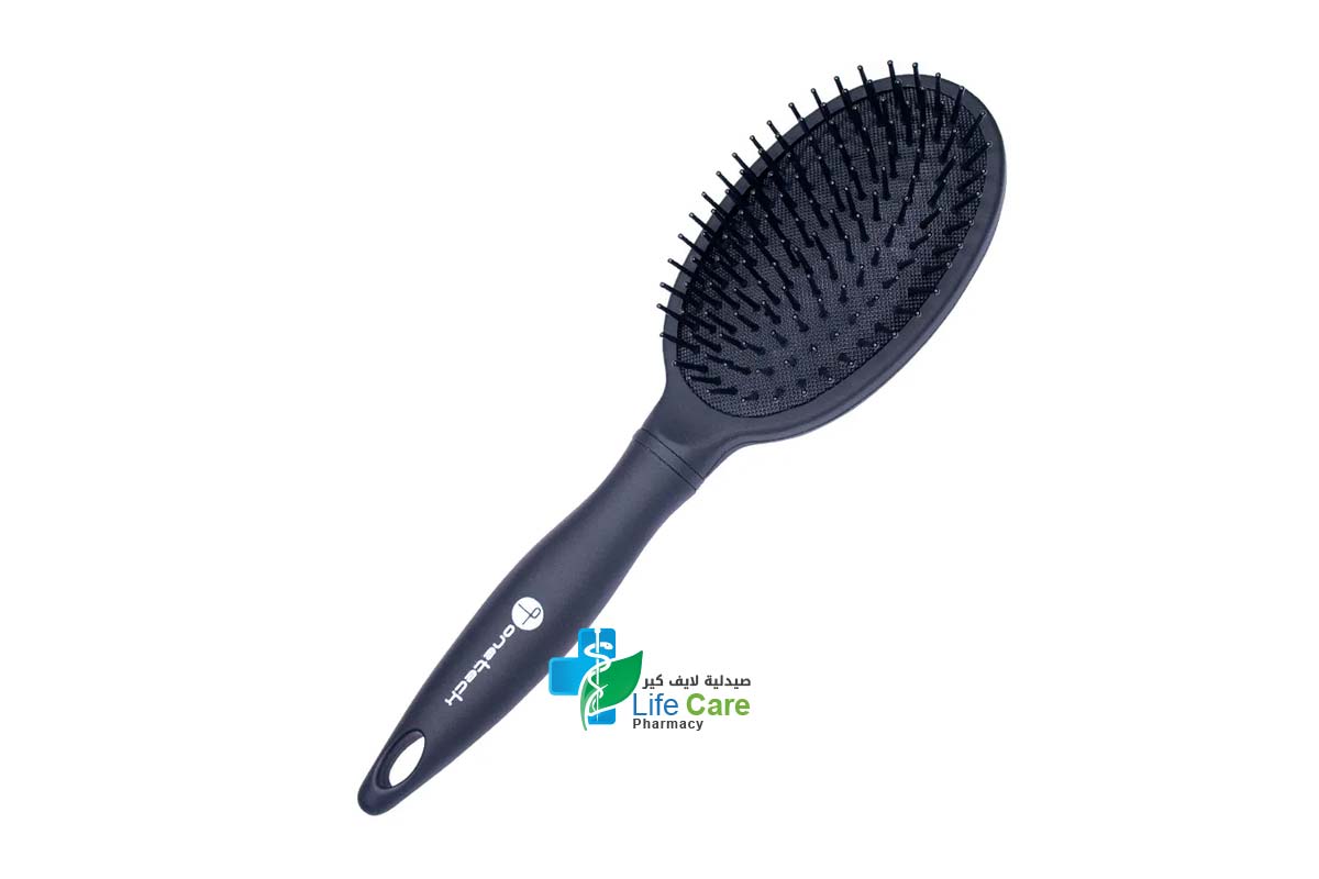 ONETECH PLASTIC HAIR BRUSH BLACK 0406R1.510 - Life Care Pharmacy