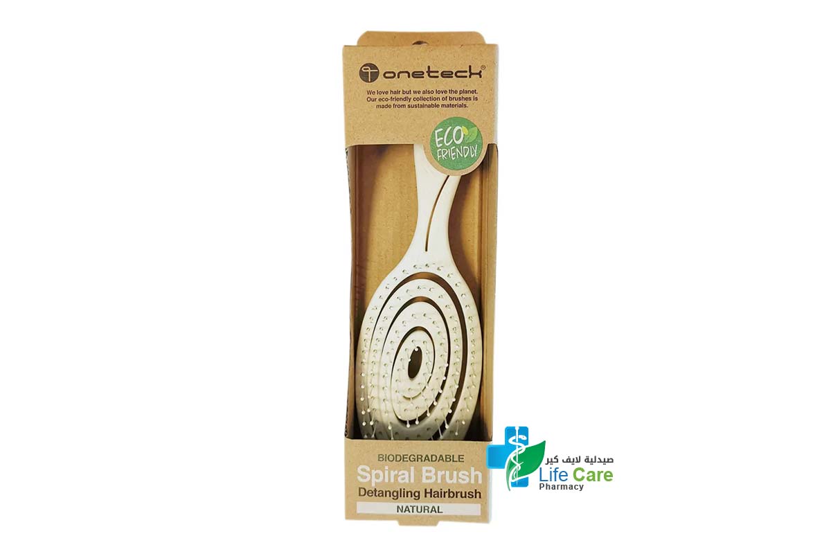 ONETECH BIODEGRADABLE SPIRAL BRUSH WHITE 5440-B4 - Life Care Pharmacy