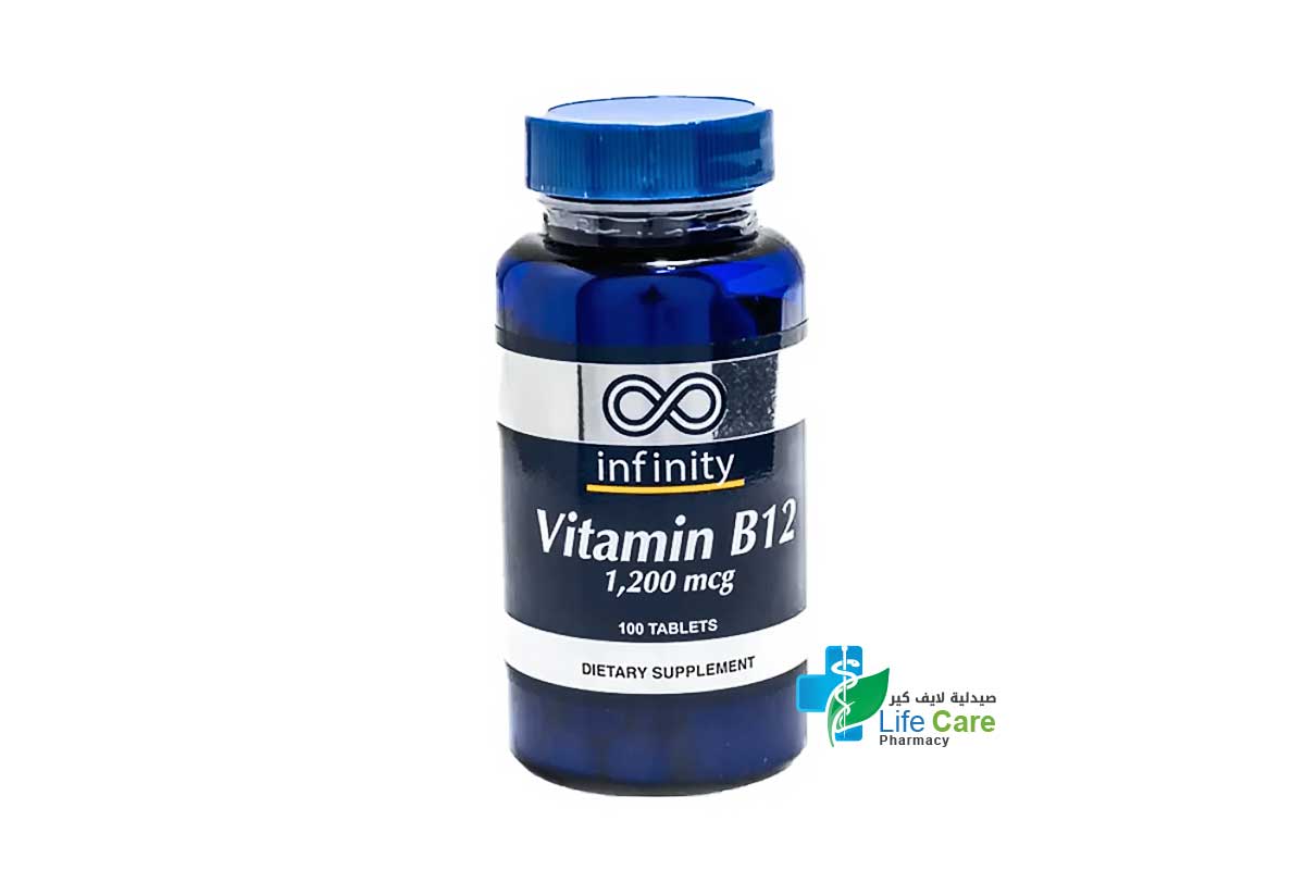 INFINITY VITAMIN B12 1200 MCG 100 TABLETS - Life Care Pharmacy