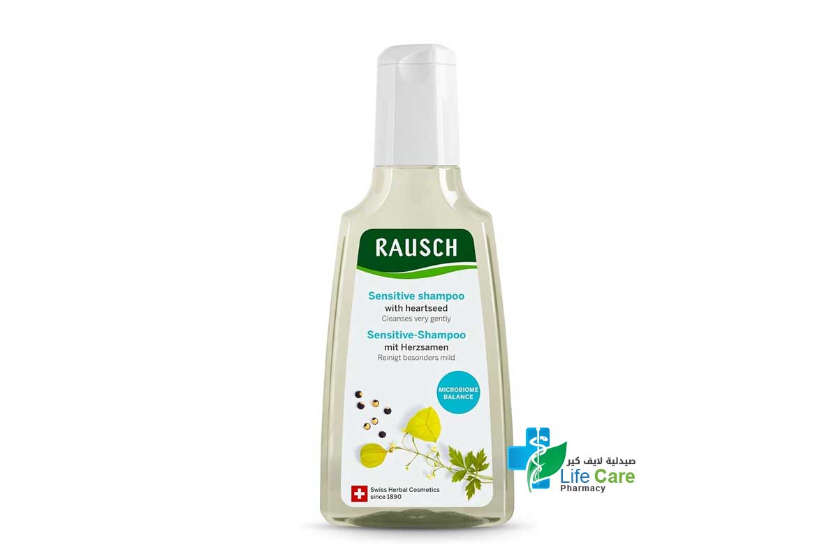 RAUSCH SENSITIVE SHAMPOO WITH HEARTSEED 200 ML - Life Care Pharmacy