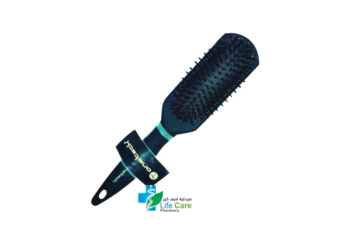 ONETECH PLASTIC HAIR BRUSH BLACK 0406R1.5101R1 - Life Care Pharmacy