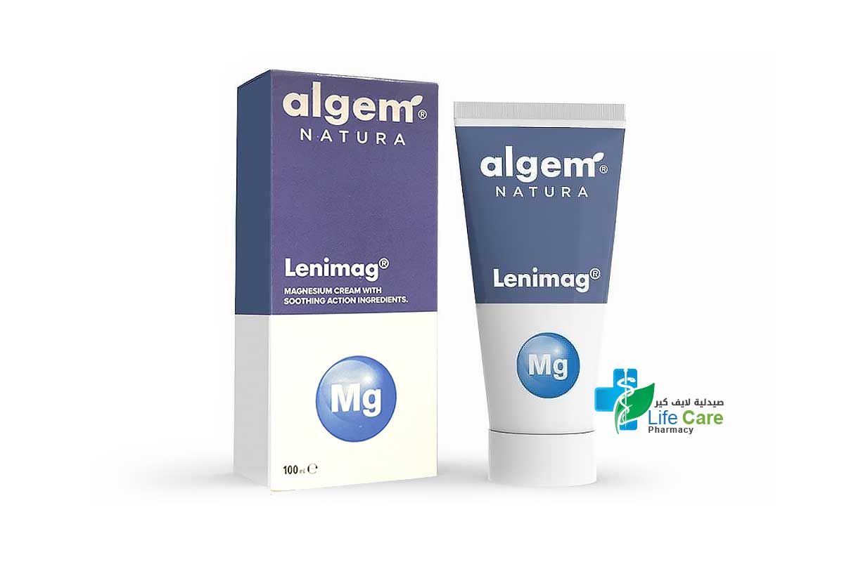 ALGEM NATURA LENIMAG MAGNESIUM CREAM 100 ML - Life Care Pharmacy