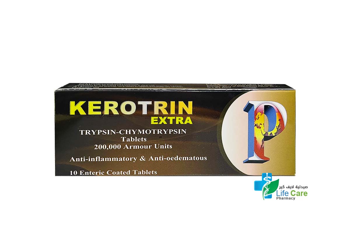 KEROTRIN EXTRA 200 MG 10 TABLETS - Life Care Pharmacy