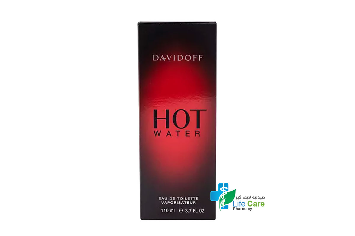 DAVIDOFF HOT WATER EAU DE TOILETTE FOR MAN 110 ML - Life Care Pharmacy