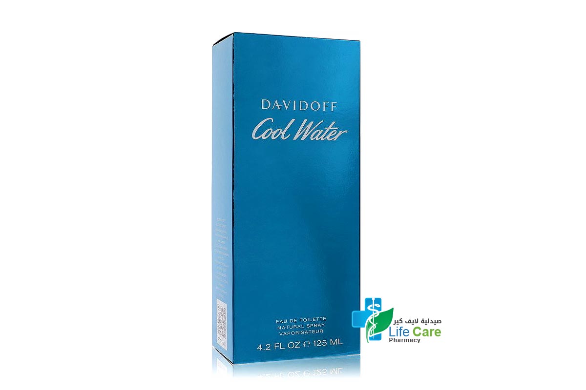 DAVIDOFF COOL WATER EAU DE TOILETTE FOR MAN 125 ML - Life Care Pharmacy