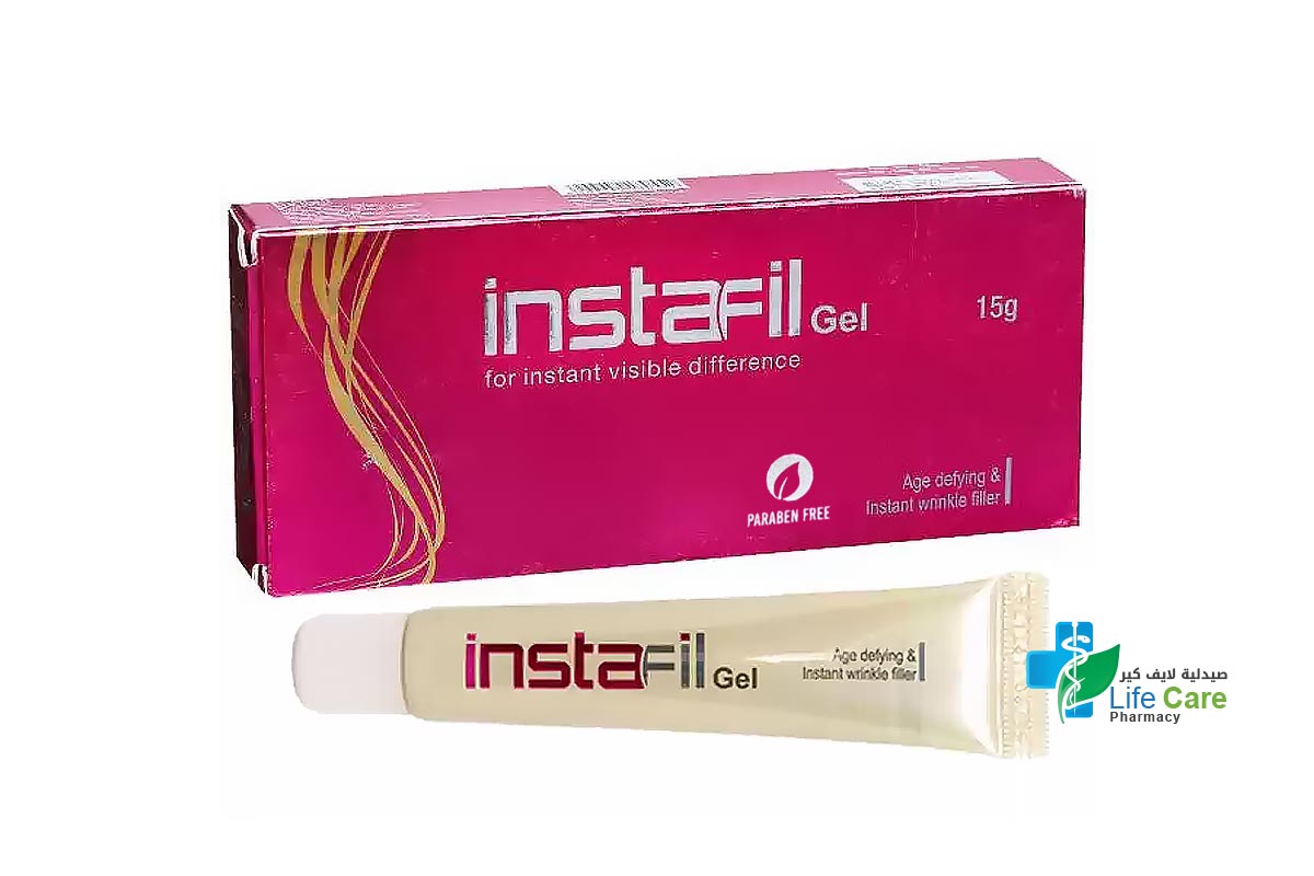 INSTAFIL GEL FOR AGE DEFYING AND INSTANT WRINKLE FILLER 15 GM - Life Care Pharmacy