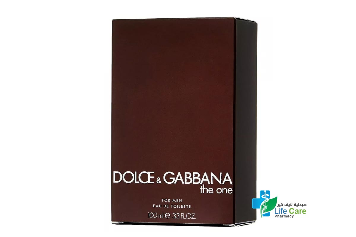 DOLCE AND GABBANA THE ONE EAU DE TOILETTE FOR MEN 100ML - Life Care Pharmacy