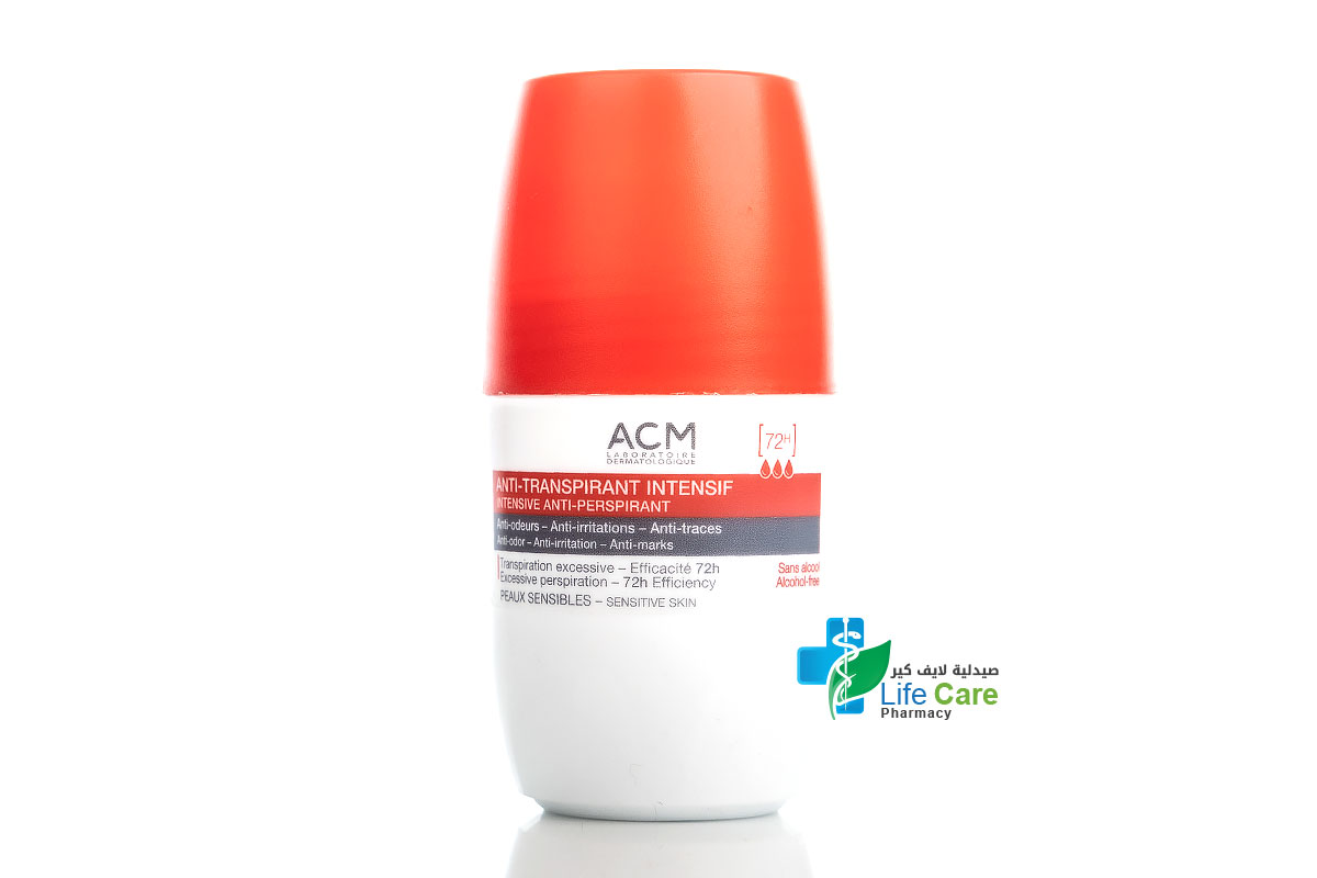 ACM DEODRANT INTENSIVE 72 HOURS 50 ML - Life Care Pharmacy