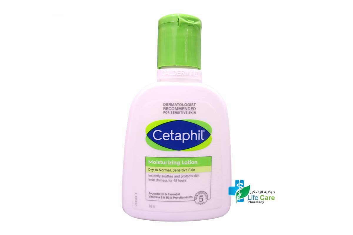 CETAPHIL MOISTURIZING LOTION 118 ML - Life Care Pharmacy