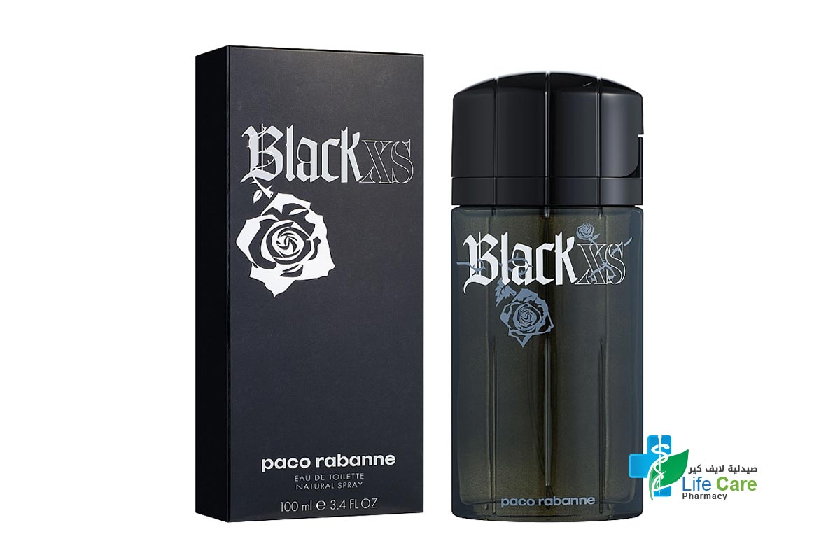 PACO RABANNE BLACK XS EAU DE TOILETTE SPRAY FOR MAN 100 ML - Life Care Pharmacy