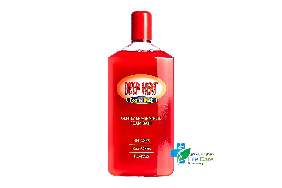 DEEP HEAT GENTLY FRAGRANCED FOAM BATH 350 ML - Life Care Pharmacy