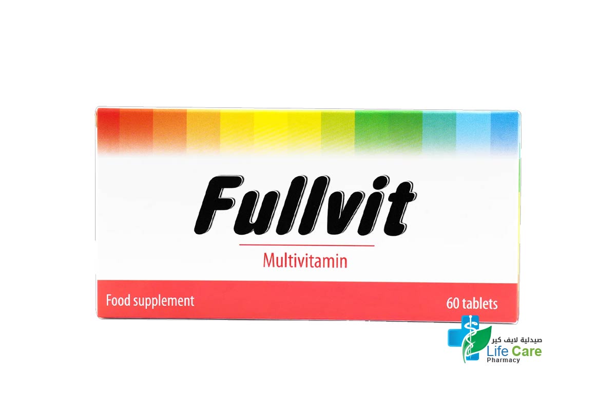 FULLVIT MULTIVITAMIN 60 TABLETS - Life Care Pharmacy