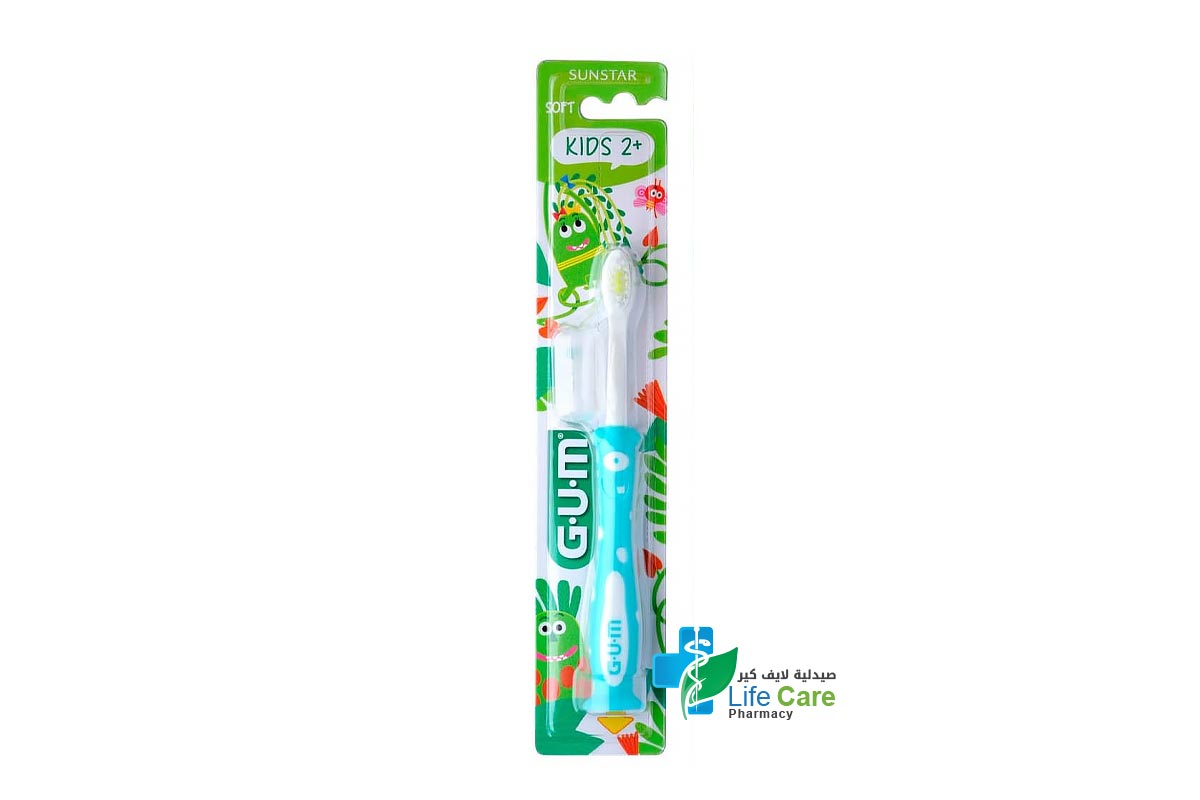 GUM KIDS TOOTHBRUSH 2 YEARS PLUS COLOR BLUE 901 - Life Care Pharmacy