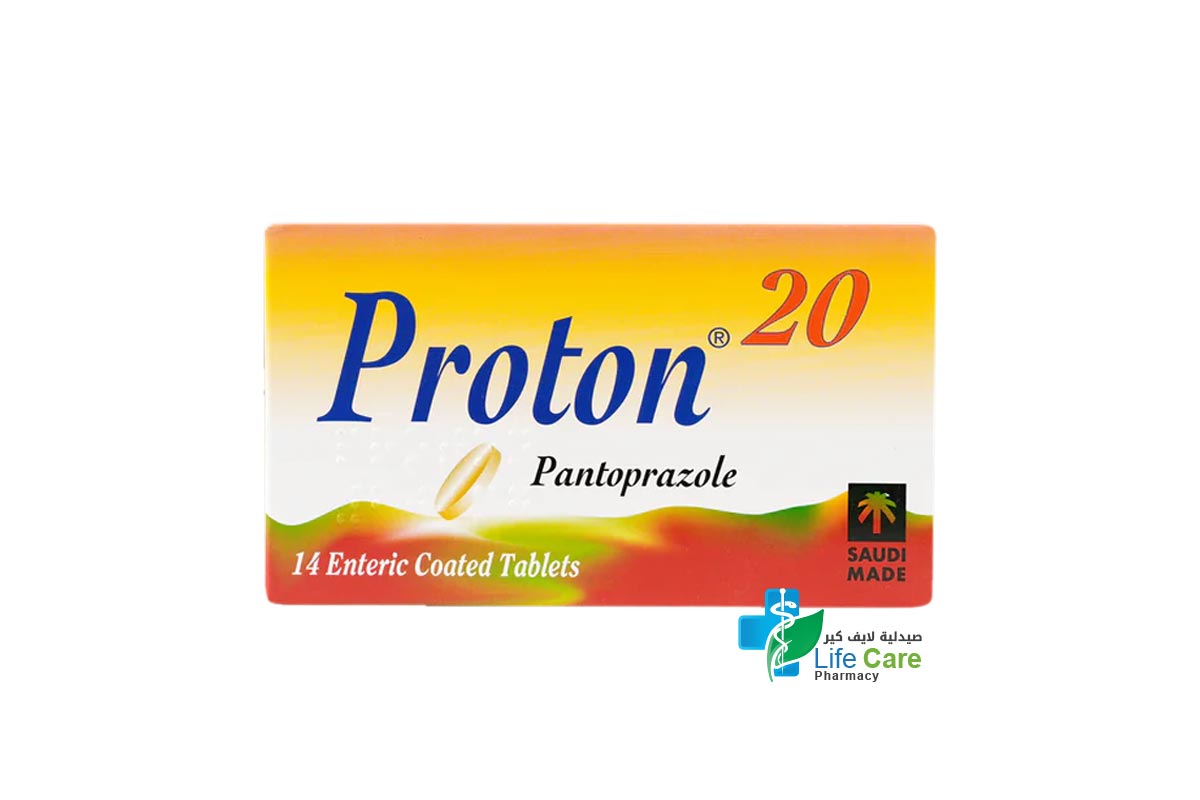 PROTON 20MG 14 TABLETS - Life Care Pharmacy