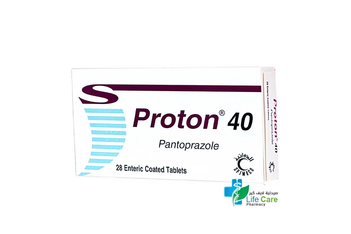 PROTON 40MG 28 TABLETS - Life Care Pharmacy