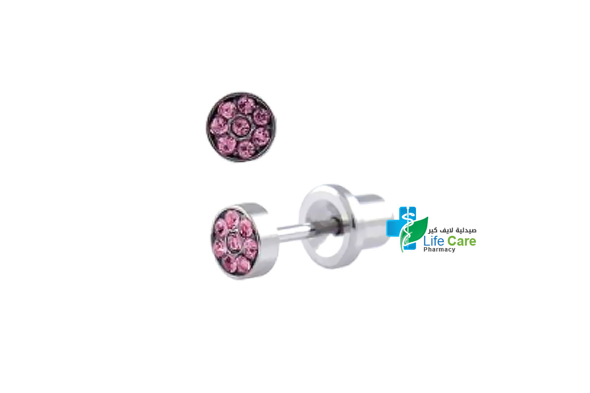 PRIMED EAR PIERCING S53-415H 4MM RINGBUTTON PINK - Life Care Pharmacy