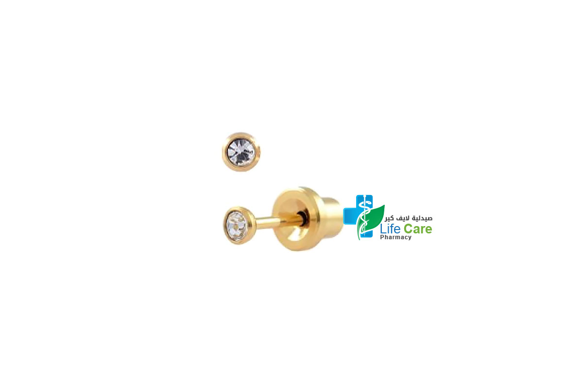 PRIMED EAR PIERCING S26-204H 3MM HEAD 2MM CRYESTAL CLEAR - Life Care Pharmacy