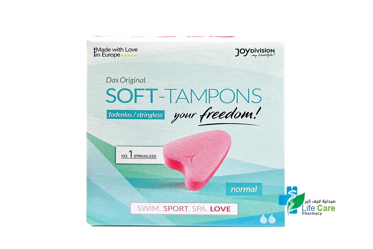 JOY DIVISION SOFT TAMPONS NORMAL 3 PCS - Life Care Pharmacy