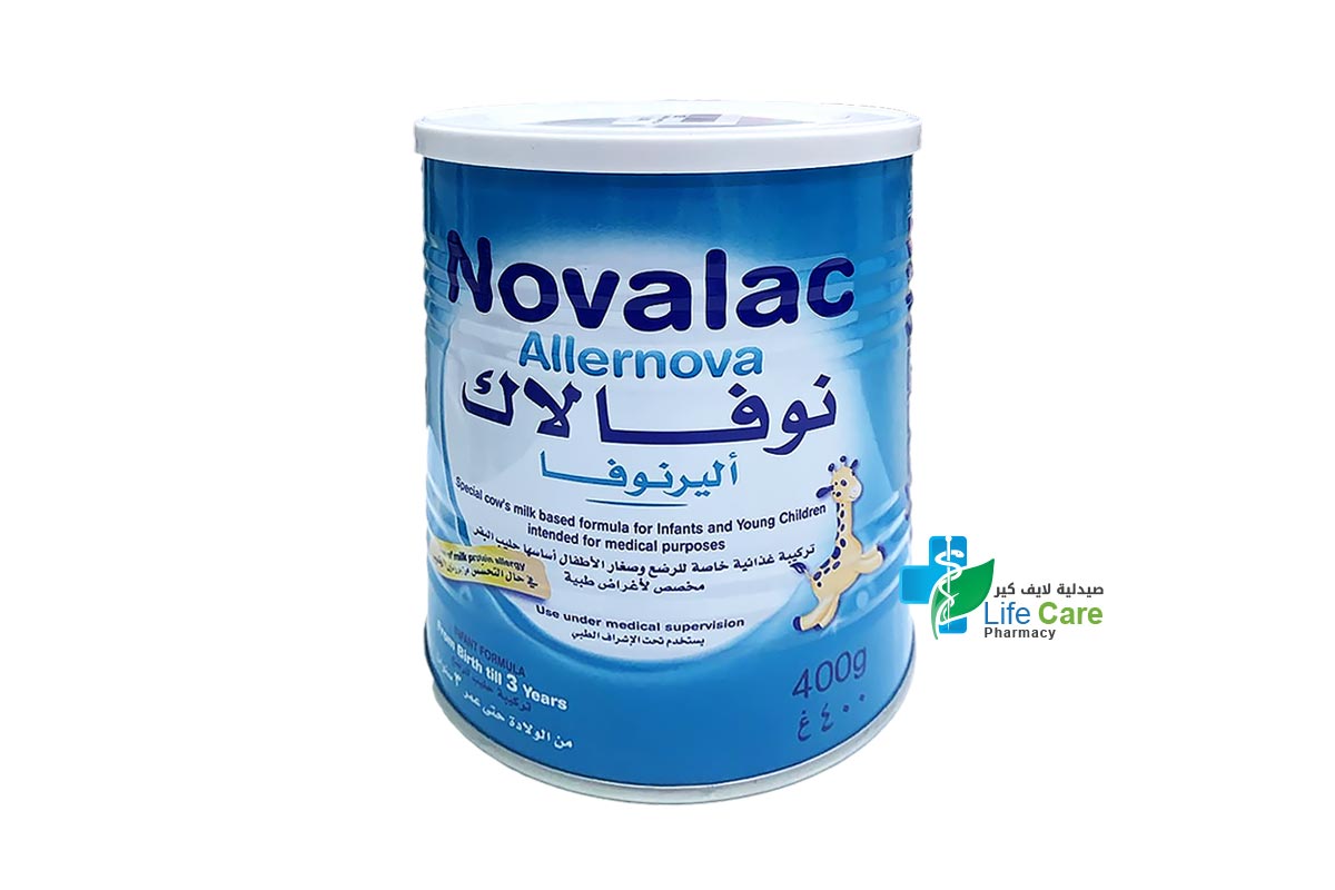 NOVALAC ALLERNOVA 400 GM - Life Care Pharmacy