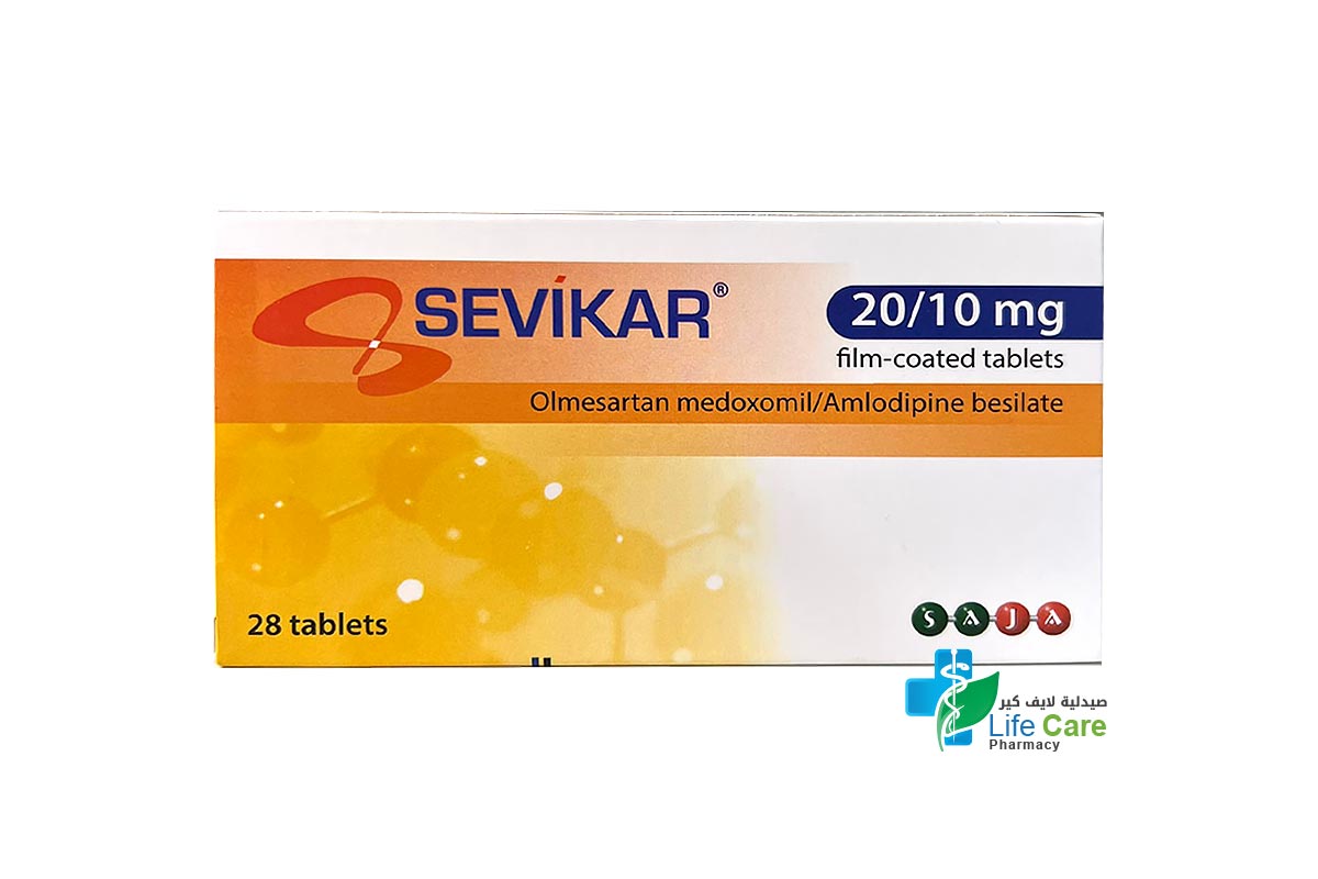 SEVIKAR 20MG 10MG 28 TABLETS - Life Care Pharmacy