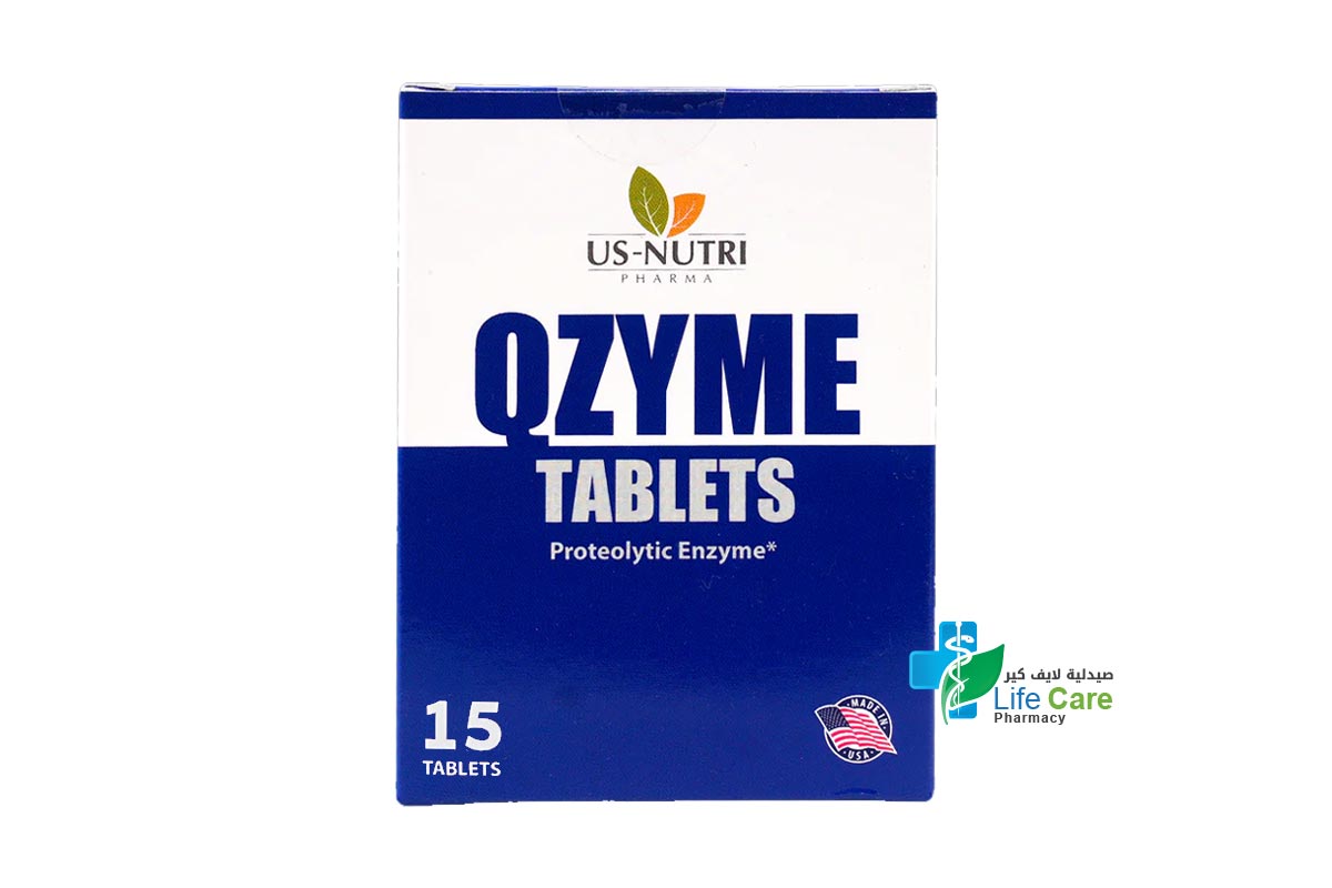 US - NUTRI QZYME 15 TABLETS - Life Care Pharmacy