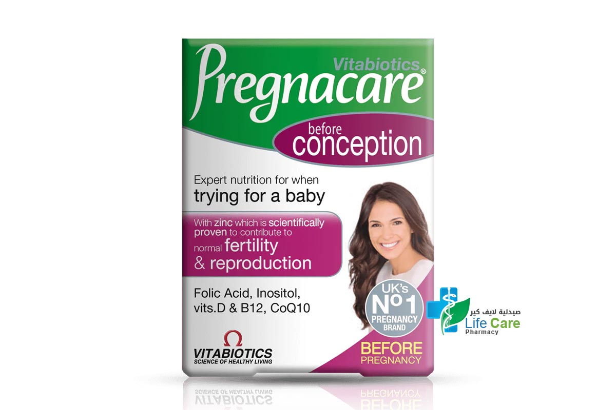 VITABIOTICS PREGNACARE BEFORE CONCEPTION 30 TABLETS - Life Care Pharmacy