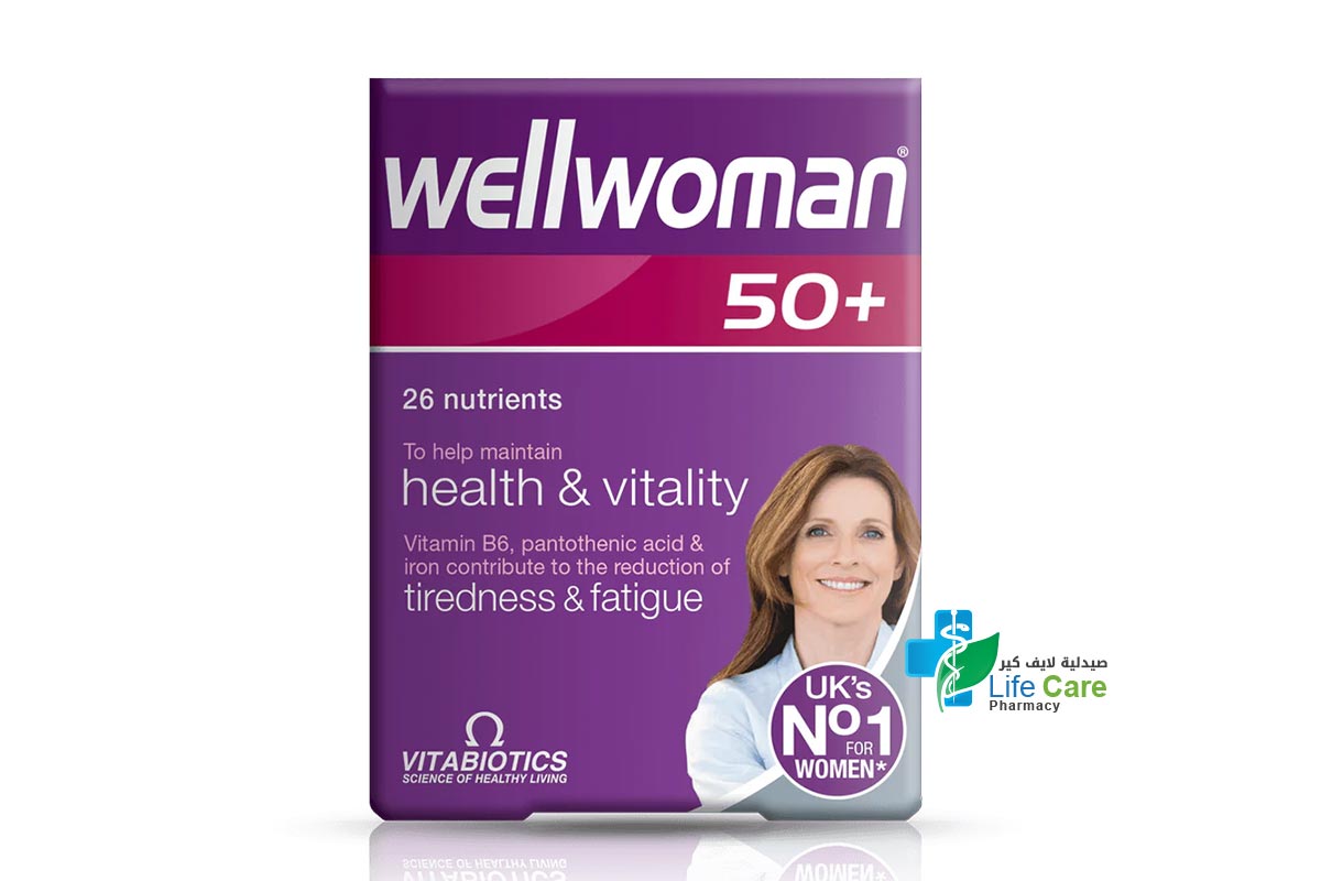 VITABIOTICS WELLWOMAN 50 PLUS 30 TABLETS - Life Care Pharmacy