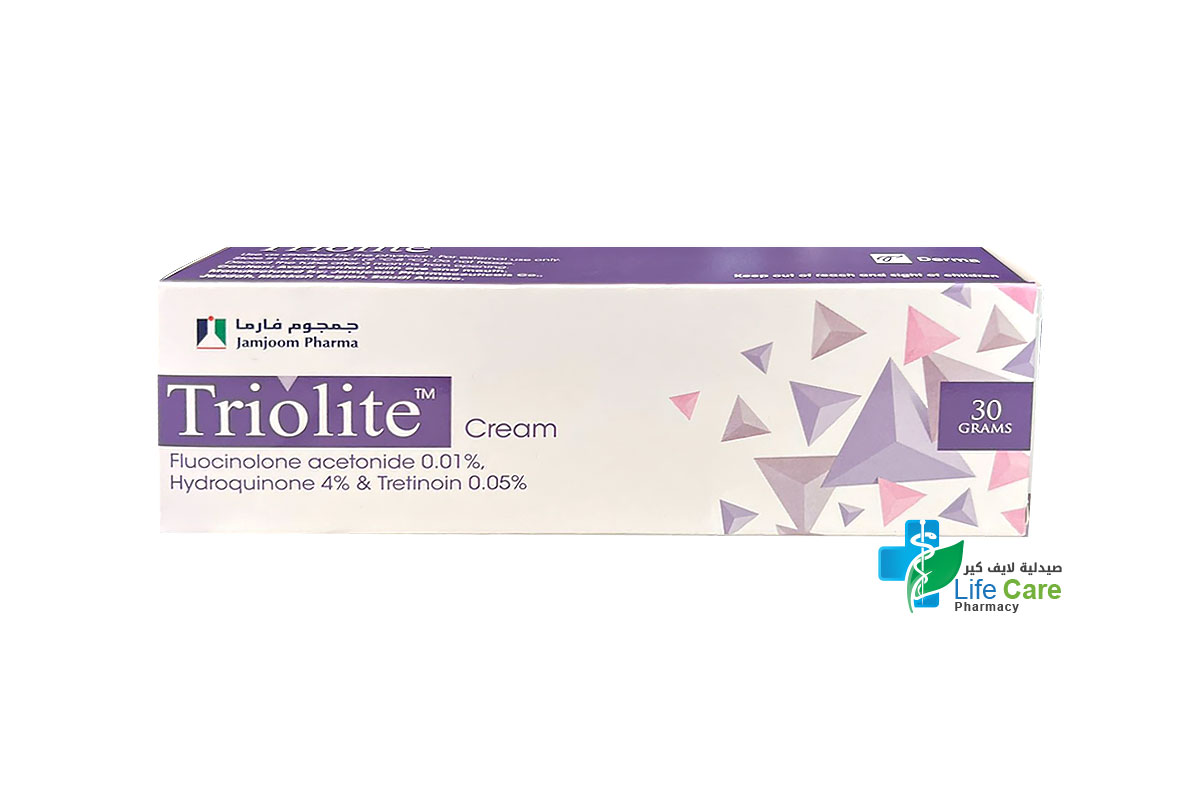 TRIOLITE CREAM 30 GM - Life Care Pharmacy