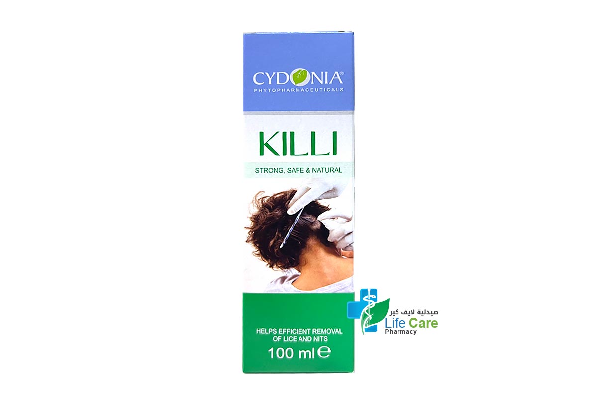 CYDONIA KILLI ANTI LICE AND NITS SPRAY 100 ML - Life Care Pharmacy