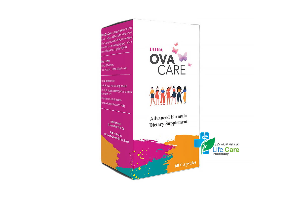 ULTRA OVA CARE DIETARY SUPPLEMENT 60 CAPSULES - Life Care Pharmacy