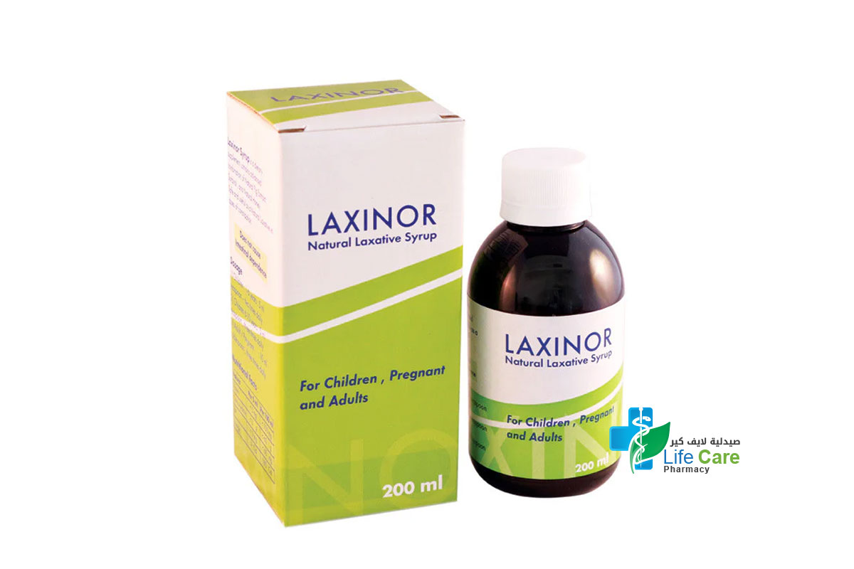 LAXINOR LAXATIVE SYRUP 200 ML - Life Care Pharmacy