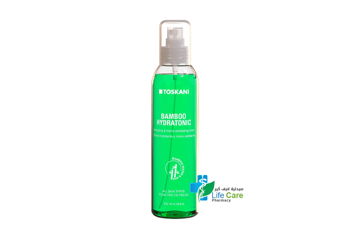 TOSKANI BAMBOO HYDRATONIC 200 ML - Life Care Pharmacy